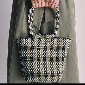 Zara Woven Basket Bag